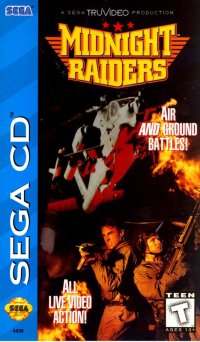 Midnight Raiders PAL Sega Mega CD PAL box art
